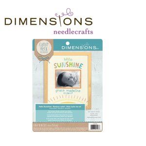 DIMENSIONS CATHY HECK Studio Baby Newborn EMBROIDERY KIT 8"X10" Baby Shower Gift